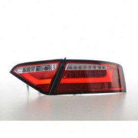 LED rear lights Lightbar Audi A5 8T Coupe/Sportback Yr. 07-11 red/clear