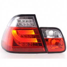 Led Taillights BMW serie 3 E46 saloon Yr. 98-01 red/clear