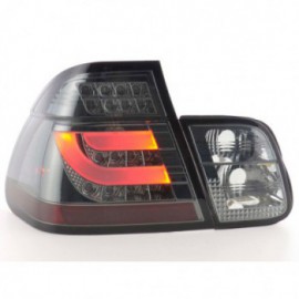 Led Taillights BMW serie 3 E46 saloon Yr. 98-01 black