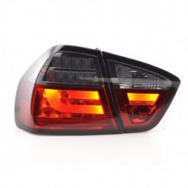 Led Taillights BMW serie 3 E90 saloon Yr. 05-08 red/black