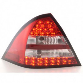Led Taillights Mercedes C-Class W203 saloon Yr. 05-07 red/clear