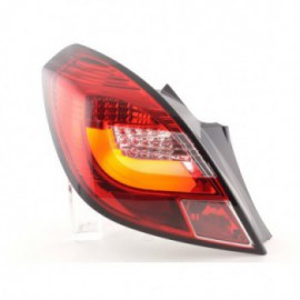 Rear lights Set LED Opel Corsa D 3-door Yr. 06-10 red/clear