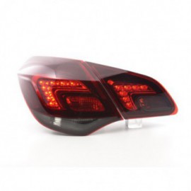 Led Taillights Opel Astra J Yr. 10- red/black