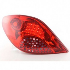Led Taillights Peugeot 207 red