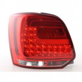 Led Taillights VW Polo 6R Yr. from 2009 clear/red