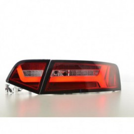 LED rear lights Lightbar Audi A6 4F saloon Yr. 08-11 red/clear