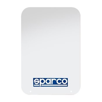 SPARCO mud flaps WHITE
