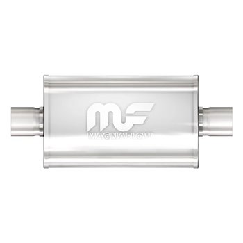 MagnaFlow 5" X 8" Oval Center/Center Straight Through Performance Muffler IN 3,5" OUT 3,5"