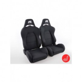 FK sport seats car half-shell seats Set Streetfighter with seat heating FKRSE281 / 283-H