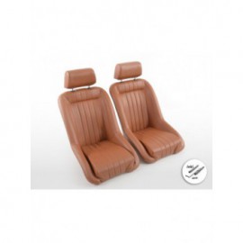 FK Oldtimersitze Car full bucket seats set in a retro look light brown FKRSE14069