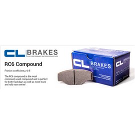 CL Brakes brake pad set 5024W56T17-RC6 1 set-8 pads