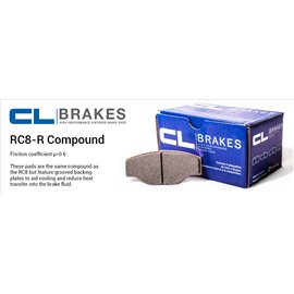 CL Brakes brake pad set 5010W43T16-RC8-R 1 set-12 pads