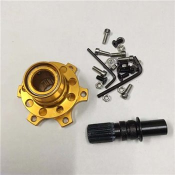 CNR quick release hub GOLD (weldable)