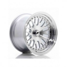 Japan Racing JR10 15x9 ET0-20 Blank Silver Machined Face