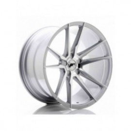 Japan Racing JR21 20x11 ET20-30 5H BLANK Silver Machined Face