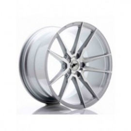 Japan Racing JR21 20x11 ET30-50 5H BLANK Silver Machined Face