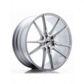 Japan Racing JR21 22x9 ET30-45 5H BLANK Silver Machined Face