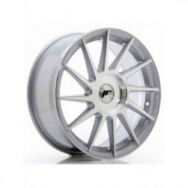 Japan Racing JR22 17x7 ET35-40 BLANK Silver Machined Face