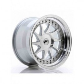 Japan Racing JR26 17x10 ET0-25 BLANK Silver Machined Face