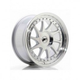 Japan Racing JR26 17x8 ET35 BLANK Silver Machined Face