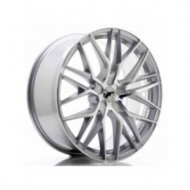 Japan Racing JR28 21x9 ET15-45 5H BLANK Silver Machined Face