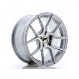 Japan Racing  JR30 17x8 ET20-40 5H BLANK Silver Machined Face