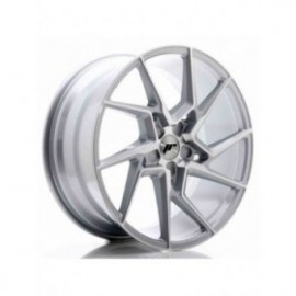 Japan Racing JR33 20x9 ET20-48 5H BLANK Silver Machined Face