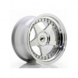 Japan Racing JR6 17x10 ET0-20 BLANK Silver Machined Face