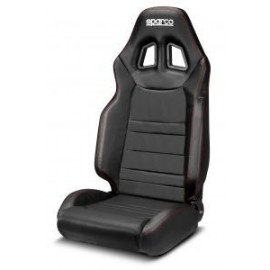 SPARCO 009016NRRS R100+ racing seat BLACK/RED leather