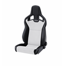 RECARO Cross Sportster CS w. Heating Ambla leather black/Din. silver (V)