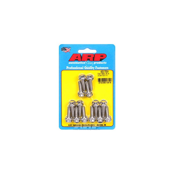 Stamped steel valve cover stud kit