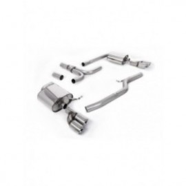 Audi  A5  Coupé 3.0 TDi (DPF) quattro 2007-2024  Cat-back  Quad-outlet. Requires S-Line rear bumper in addition to lower spoiler
