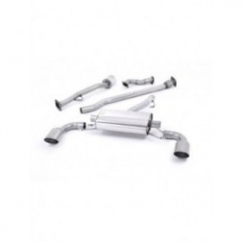Toyota  GT86  2.0 litre 2012-2021  Primary Cat-back  Non-resonated (louder). Brushed Titanium Tips