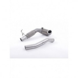 Volkswagen  Jetta  Mk7 (MQB) GLi 2.0T 2019-2024  Large Bore Downpipe and Hi-Flow Sports Cat  Must be fitted with a Milltek Sport