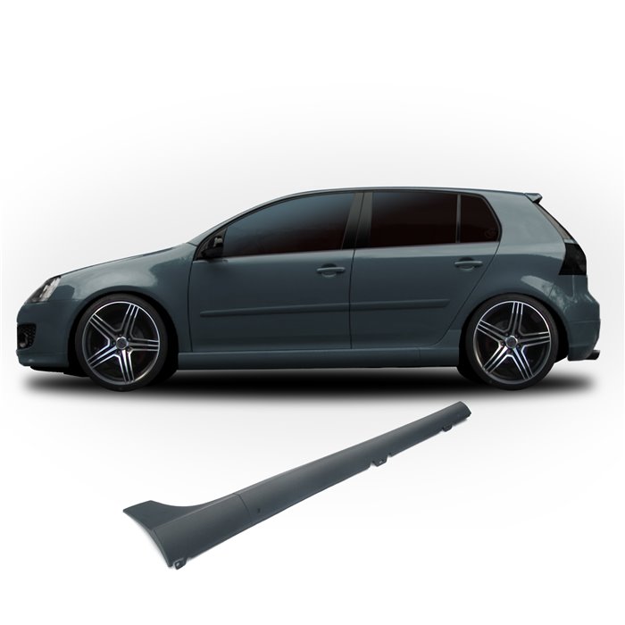 JOM side skirts in sports-look with mounting material suitable for VW Golf 5