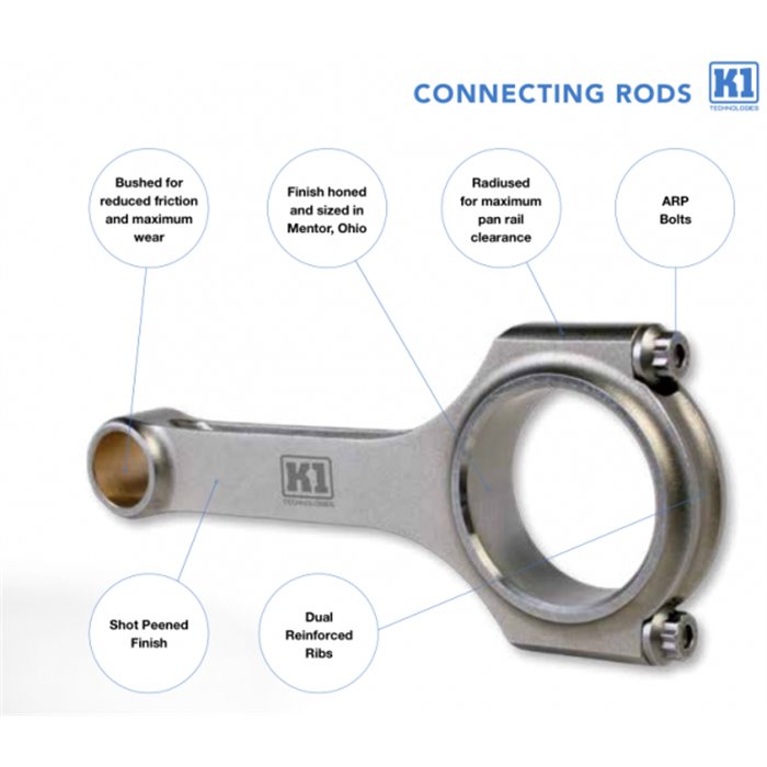 K1 Conrod single Alfa Romeo 105 2.0 Ltr. H-Beam