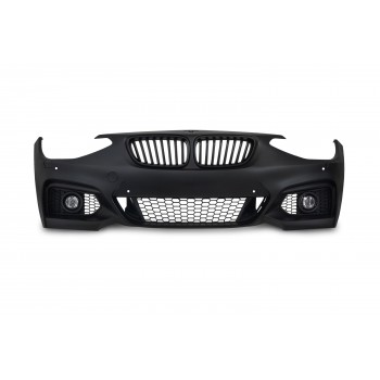 Front bumper with grille, fog lights, PDC holes and HCS suitable for BMW 1er F20 year 09.2011 - 2015 ( not for F