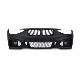 Front bumper with grille, fog lights, PDC holes and HCS suitable for BMW 1er F20 year 09.2011 - 2015 ( not for F