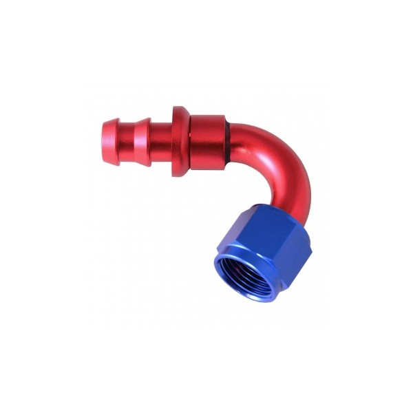 HOSE END PUSH-ON 120 BEND AN4