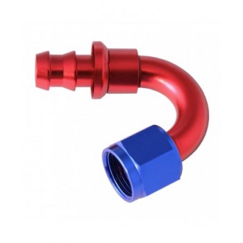 HOSE END PUSH-ON 150 BEND AN6