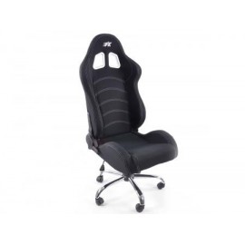 office chair sport seat without armrests colour black