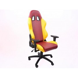 FK sport seat office chair gaming seat Liverpool red/yellow swivel chair revolving chair